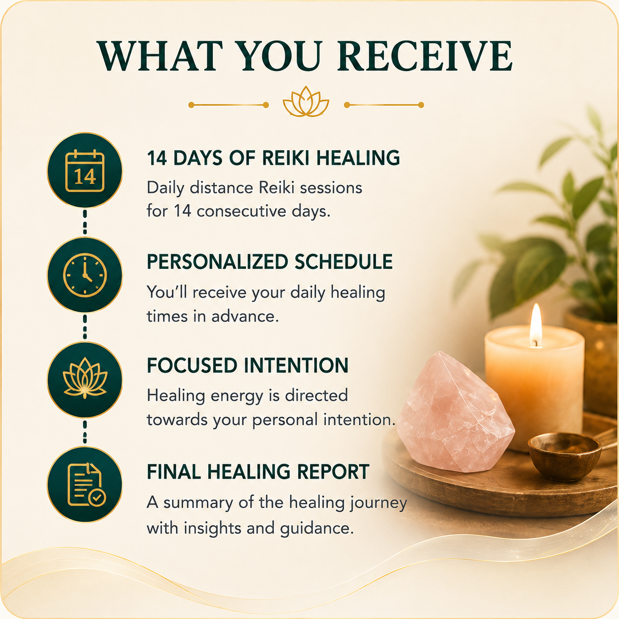 14-Day Reiki Distance Healing Session | Stress Relief, Emotional Balance &amp; Energy Alignment