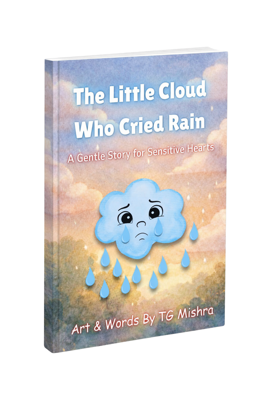 The Little Cloud Who Cried Rain: A Gentle Story for Sensitive Hearts (Digital PDF Download)